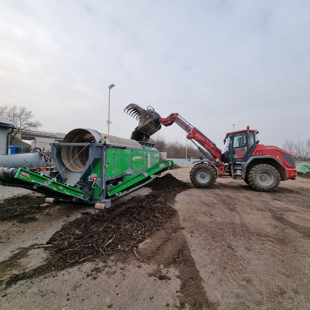 Sieb- und Brechtechnik | Raab Erdbau